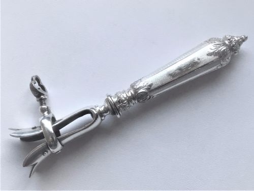A Superb French Silver Manche a Gigot D'agneau