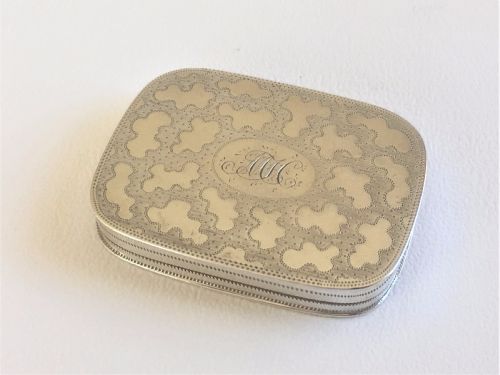 An Outstanding Silver Gilt Georgian Vinaigrette