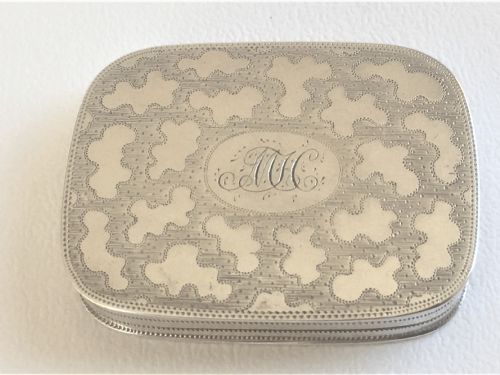 fig 1. An outstanding silver gilt Georgian vinaigrette