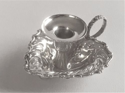 A Sterling Silver 19th Century Go-to-bed