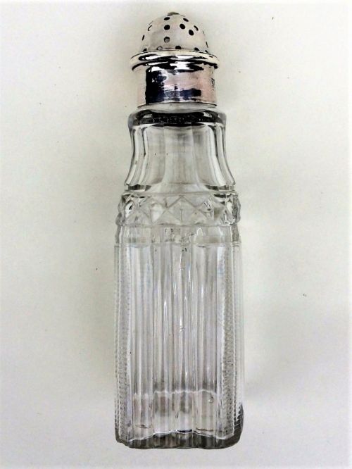 A Rare Regency Silver Mounted Caster