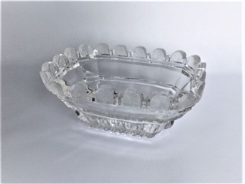 A Superb Regency Cut Glass Butter Tub