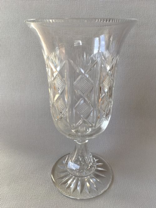 A Superb Victorian Cut Glass Celery Vase