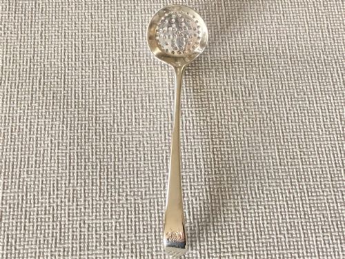 A Rare 18th Century Silver Spice Sifting Spoon
