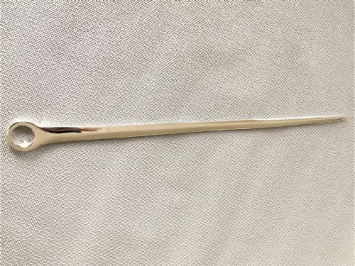 A Handsome Large Georgian Silver Meat Skewer