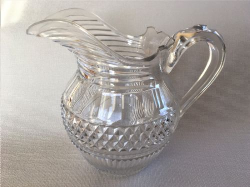 fig 1. A handsome Regency cut glass water jug