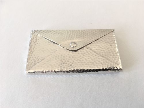 An Arts & Crafts Novelty Silver Card 'Envelope'