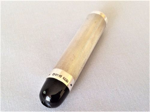 An Art Deco Silver Theatre Programme Torch
