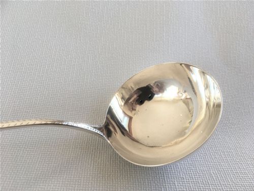 fig 1. An 18th Century small silver soup ladle