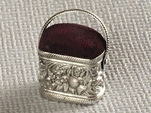 A Georgian Silver Novelty Pincushion