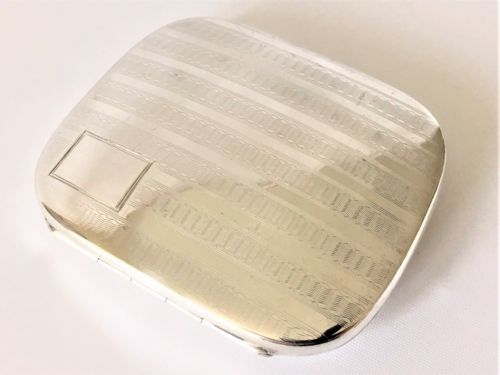 An Art Deco Silver Cigarette/card Case