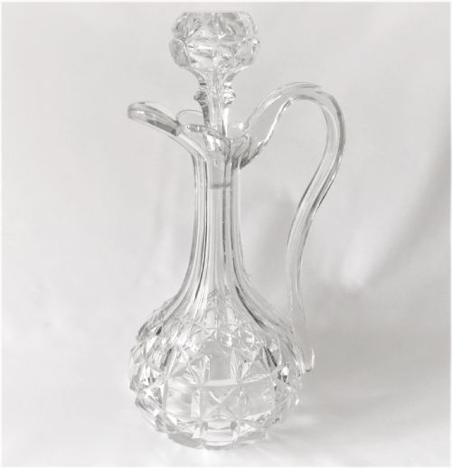 A Stunning Large Victorian Cut Glass Claret Jug