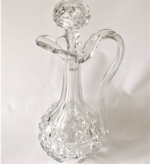 fig 1. A stunning large Victorian cut glass claret jug