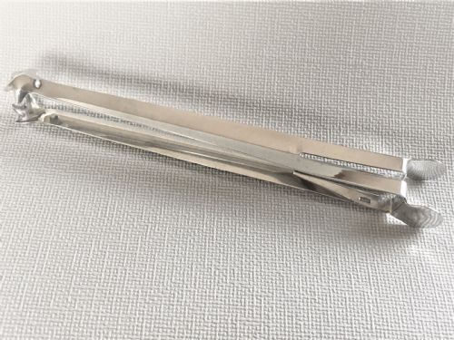 A Pair of Patented Edwardian Silver Ice Tongs