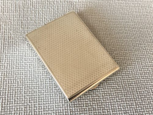 fig 1. A handsome Art Deco silver match book holder