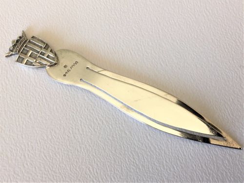 A Continental Silver Sword Bookmark