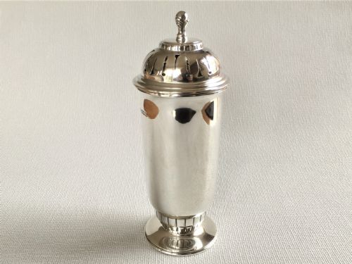 fig 1. A quality Art Deco silver sugar caster