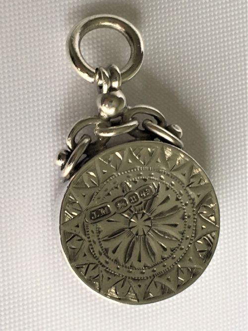 fig 1. A Victorian silver fob compass