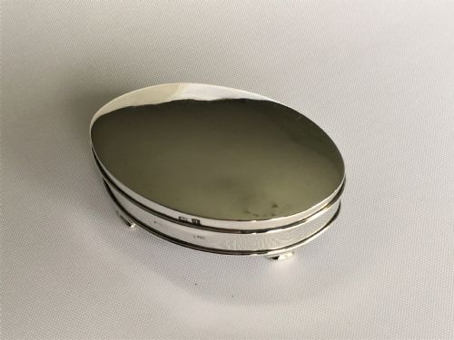 fig 1. A charming small silver trinket box