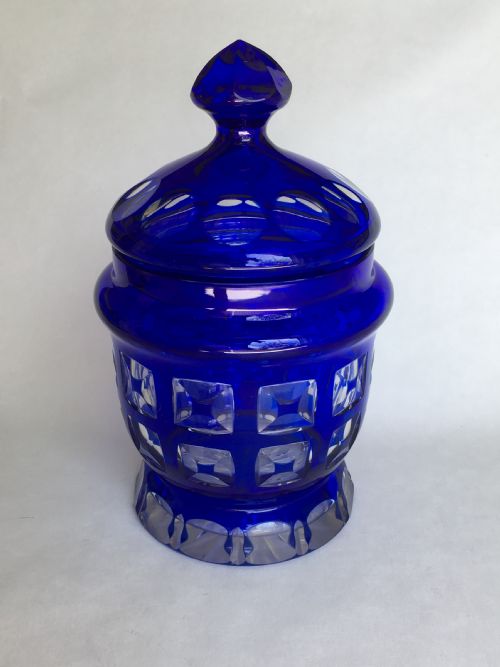 A Fabulous Late Victorian Cut Glass Biscuit Barrel