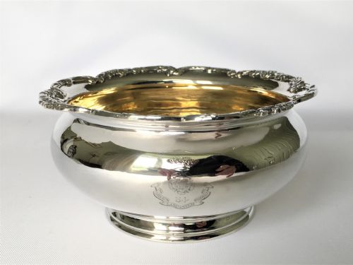 A Regimental Royal Fusiliers Silver Bowl