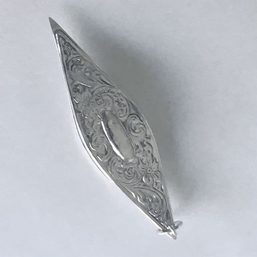 A Victorian Sterling Silver Tatting Shuttle