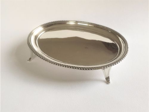 A Georgian Revival Silver Teapot Stand