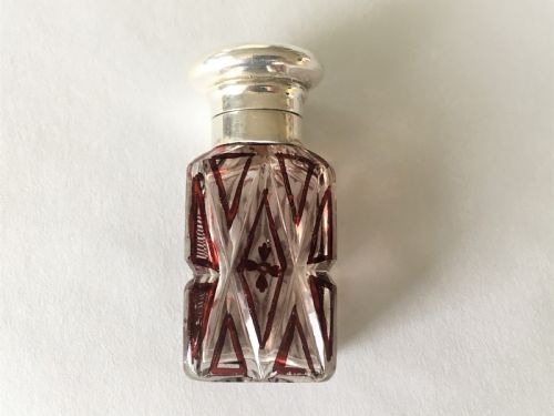 A Charming Silver Mounted Scent Bottle