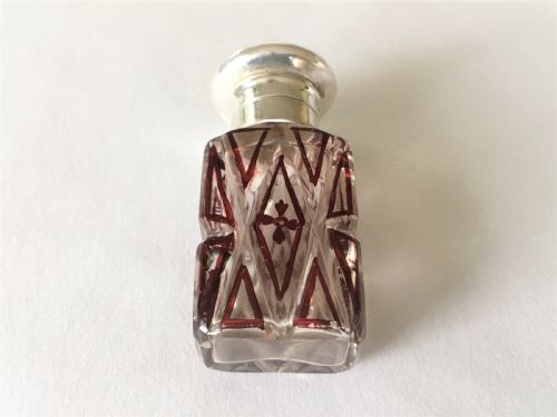 fig 1. A charming silver mounted scent bottle
