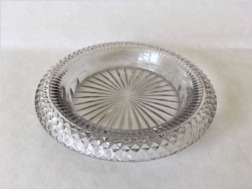 An Extremely Rare Regency Cut Glass Decanter Coaster