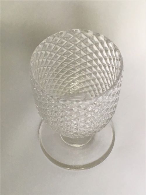 fig 1. A handsome Victorian honeycomb moulded rummer