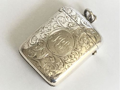 A Superior Sprung Victorian Silver Vesta