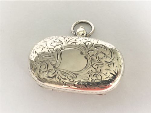 A Late Victorian Silver Double Sovereign Case