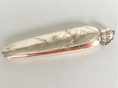 A Lovely Victorian Silver Scent Flask