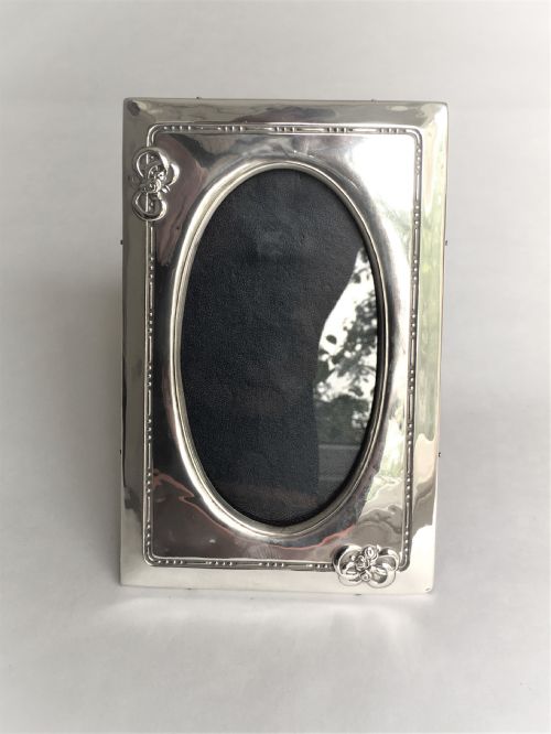 fig 1. An Edwardian Chester silver photo frame
