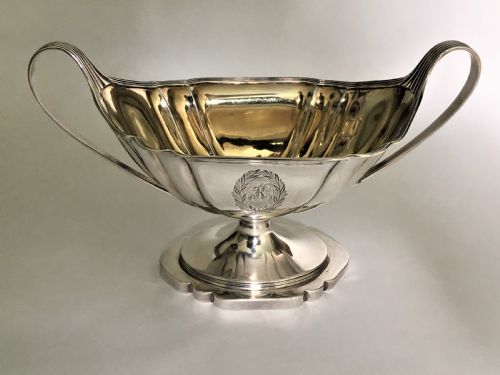 fig 1. A superb 18th Century large silver bowl
