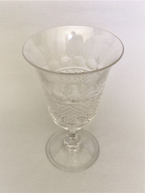 fig 1. A handsome Victorian wine goblet