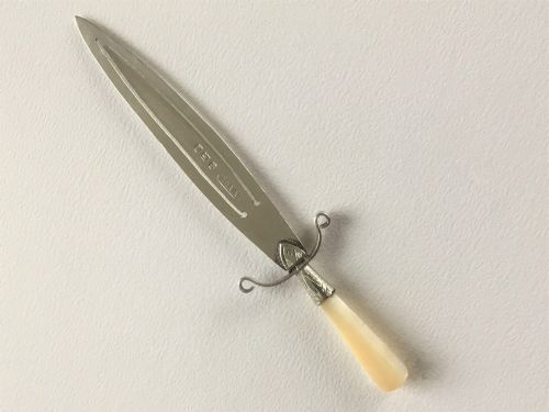 An Edwardian Silver 'Dagger' Bookmark