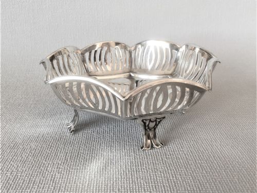 fig 1. A gorgeous pierced silver bonbon dish