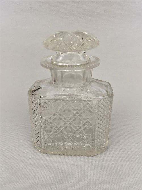 A Fabulous Cut Glass Early Victorian Tea Caddy