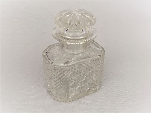 fig 1. A fabulous cut glass early Victorian tea caddy