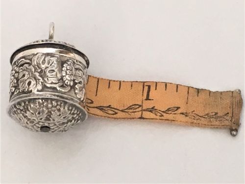 A Rare Georgian Silver Tape Measure
