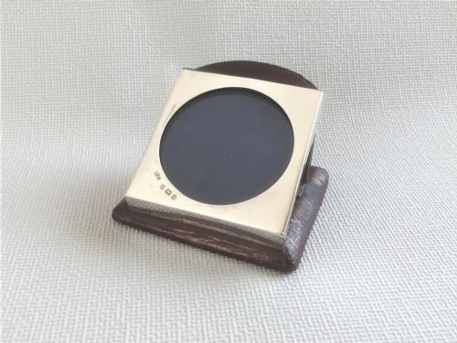 An Edwardian Silver Desk Clip/photo Frame