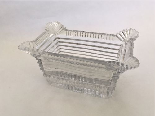 A Fabulous Regency Period Cut Glass Butter Dish