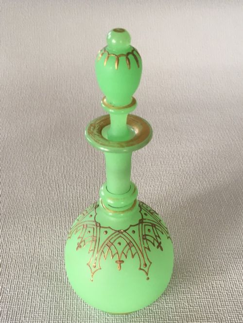 fig 1. A French opaline glass scent bottle