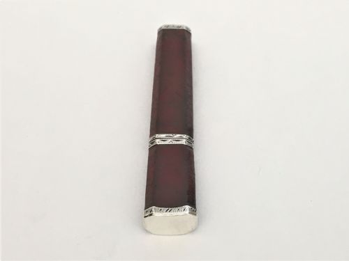 fig 1. A late 18th Century silver mounted bodkin case