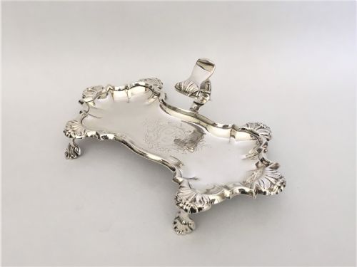 An Outstanding George II Silver Snuffer Tray