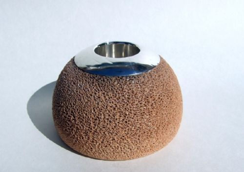 A Rare Silver & Royal Doulton Novelty Match Striker