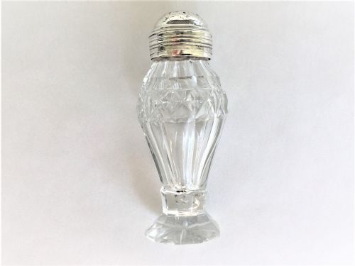 fig 1. A lovely Regency silver mounted pepperette