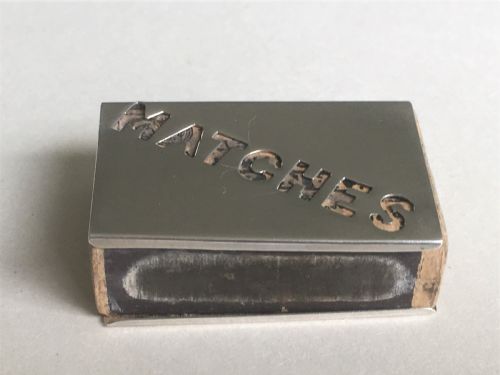fig 1. A collectable silver match box case
